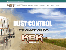 Tablet Screenshot of kbkoils.com